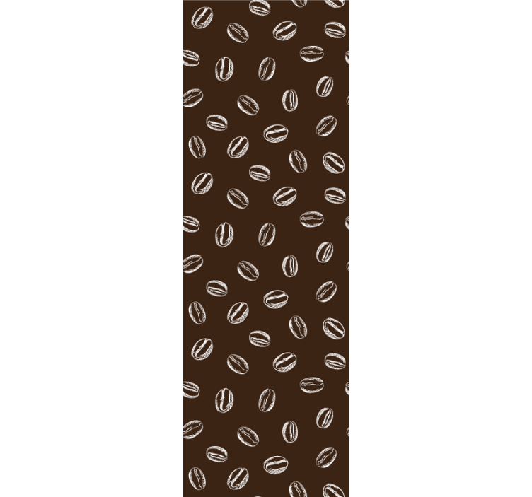 Home office blind with coffee bean design - TenStickers