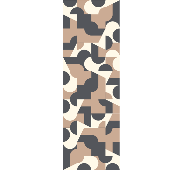 Home office blind with contrasting color pattern - TenStickers