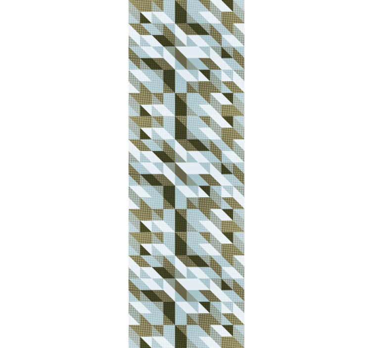 Home office blind modern triangles - TenStickers