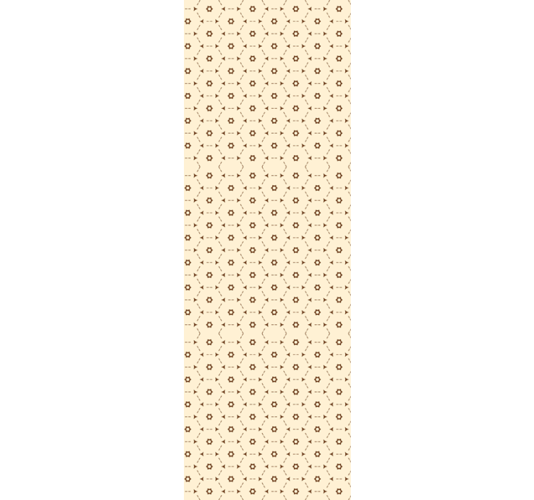 Home office blind in abstract hexagon pattern - TenStickers