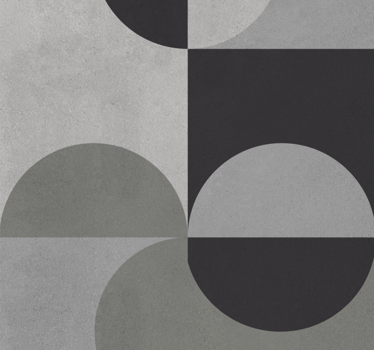 Kitchen roller blind in abstract grey pattern - TenStickers