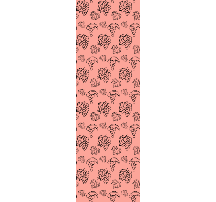 Kitchen roller blind with grapevine design - TenStickers