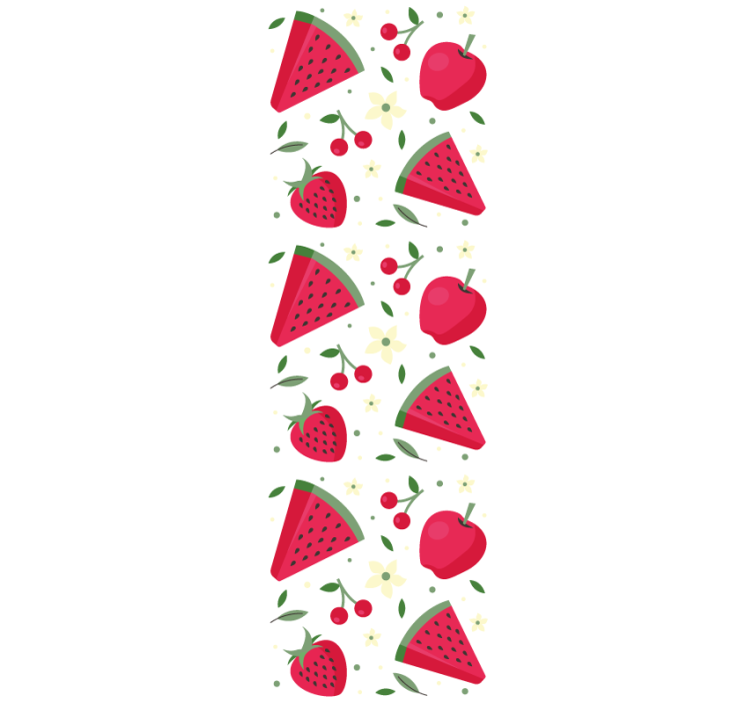 Kitchen roller blind with various fruit patterns - TenStickers