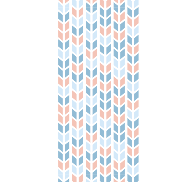 Kitchen roller blind nordic style vertical arrows - TenStickers
