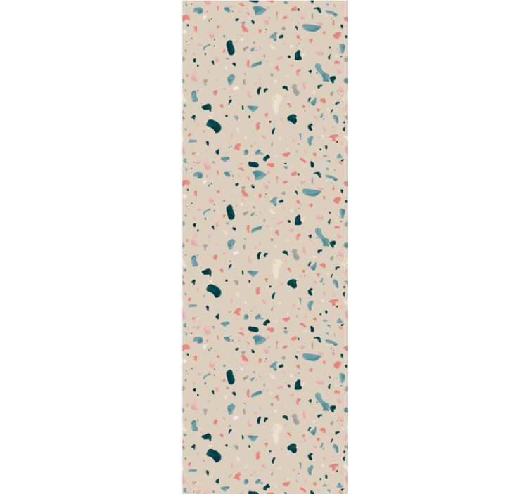 Kitchen roller blind hand-painted terrazzo pattern - TenStickers