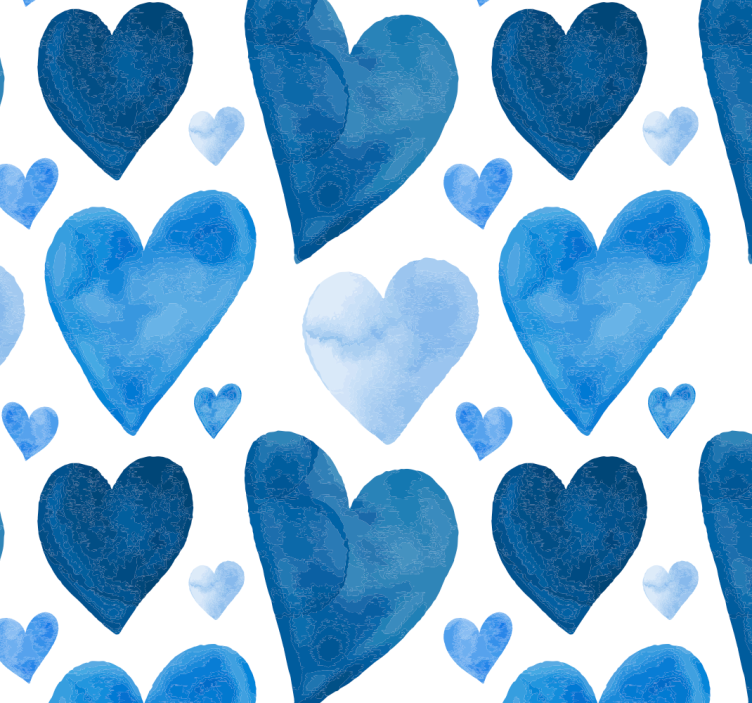 Kitchen roller blind sweet hearts design - TenStickers