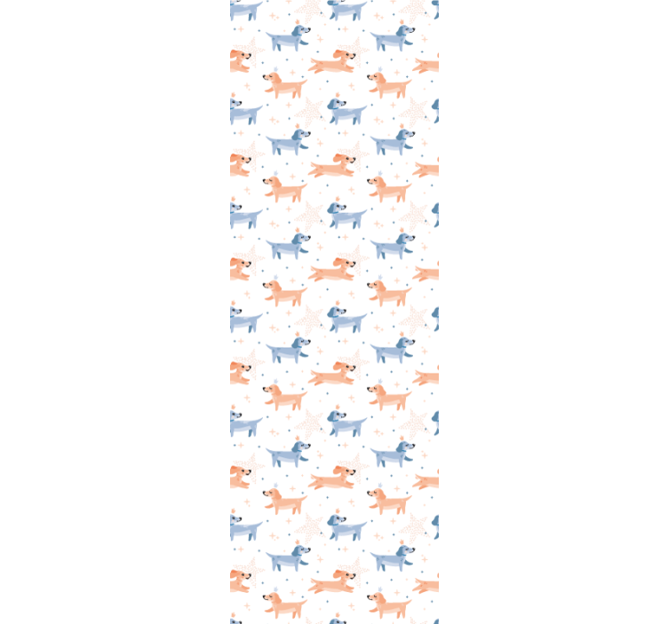 Blind children and adorable crowned dogs - TenStickers