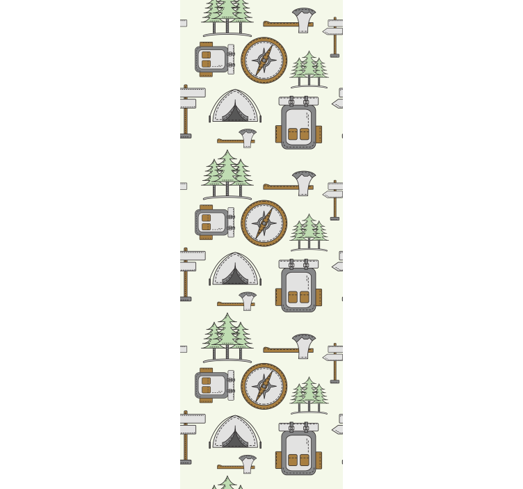 Camping gear for blind children - TenStickers