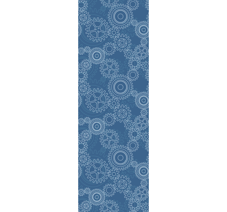Roller blind office 3d mechanical chains design - TenStickers
