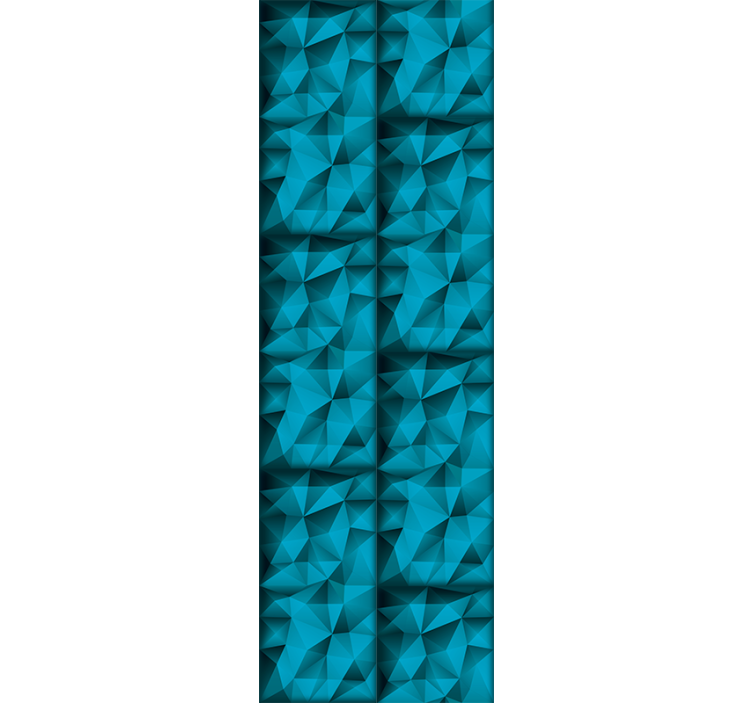 Roller blind office blue depths 3d pattern - TenStickers
