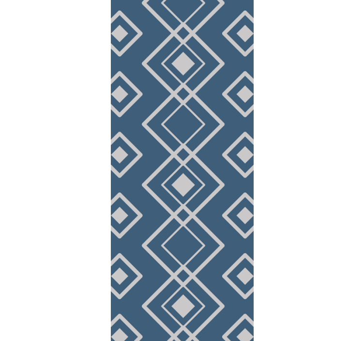 Roller blind office superfresco easy navy geometric - TenStickers