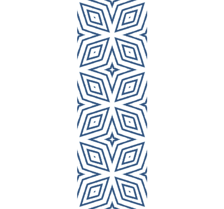 Roller blind office handcrafted imitation jute diamonds - TenStickers