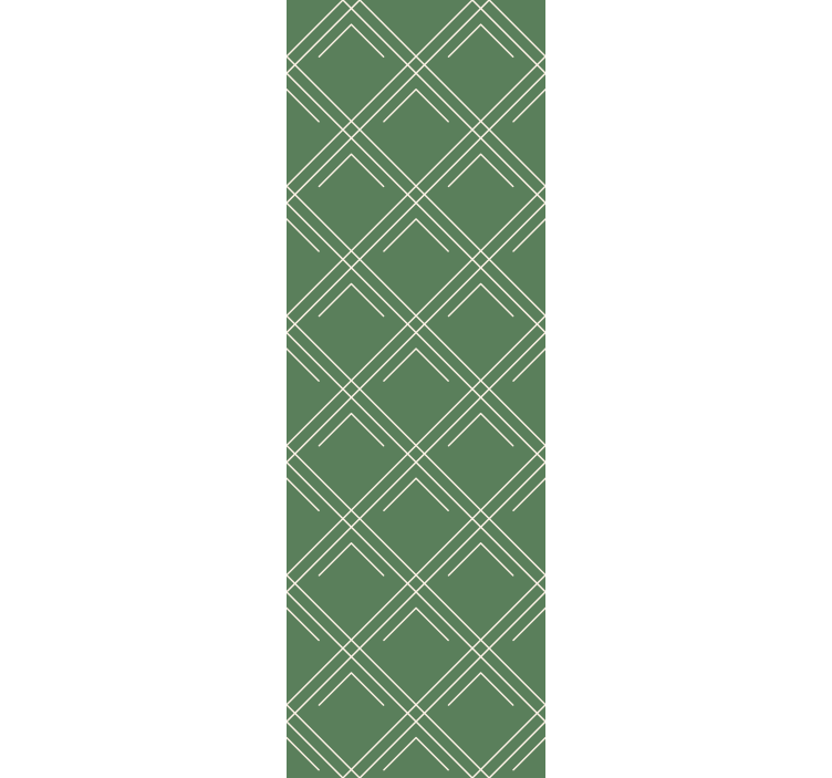 Green elegant squares roller blind office - TenStickers