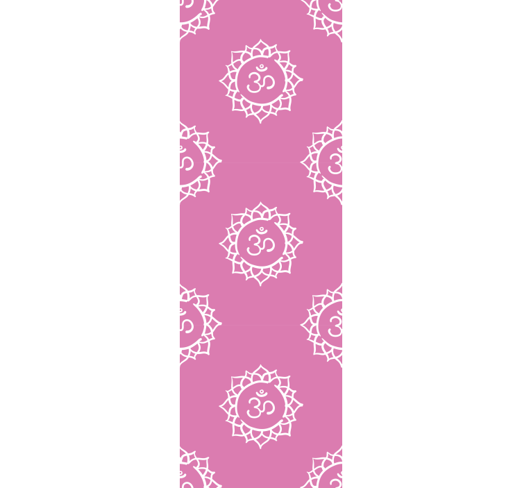 Roller blind office with beautiful crown chakra design - TenStickers