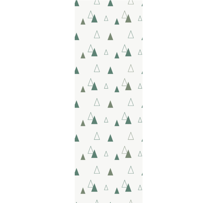 Roller blind office triangles nature colors - TenStickers