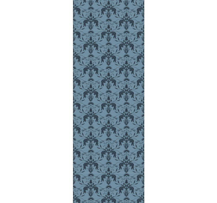 Roller blind office floral designs - TenStickers