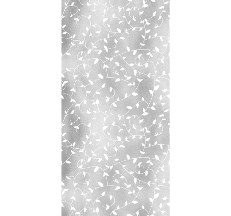 Roller blind office silver tree branches - TenStickers