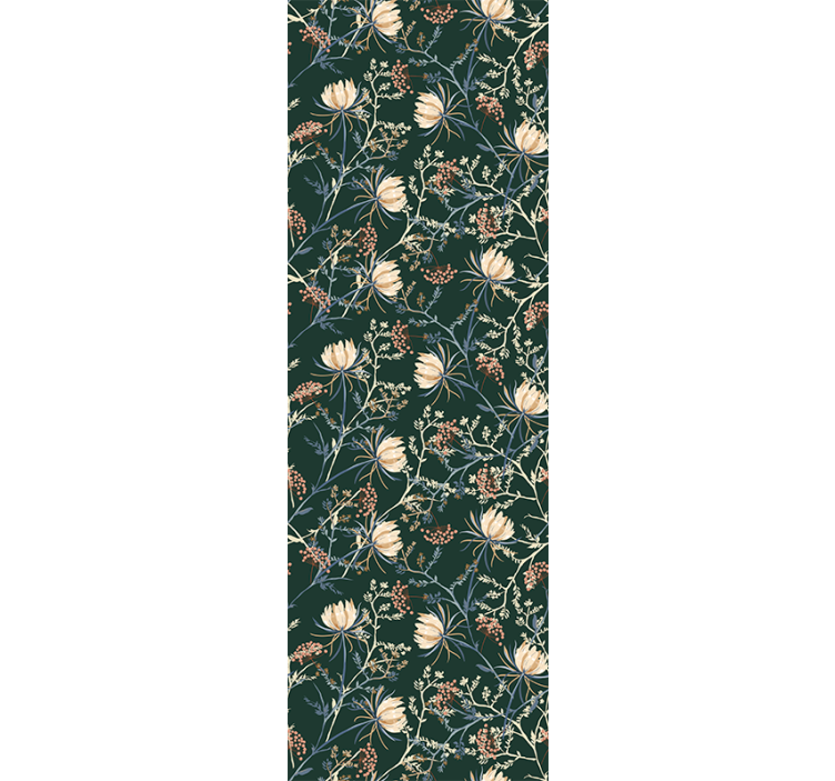 Roller blind office in 'restore emerald' style - TenStickers