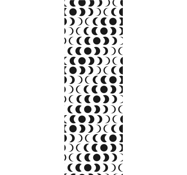 Blind teens minimalistic moon design - TenStickers