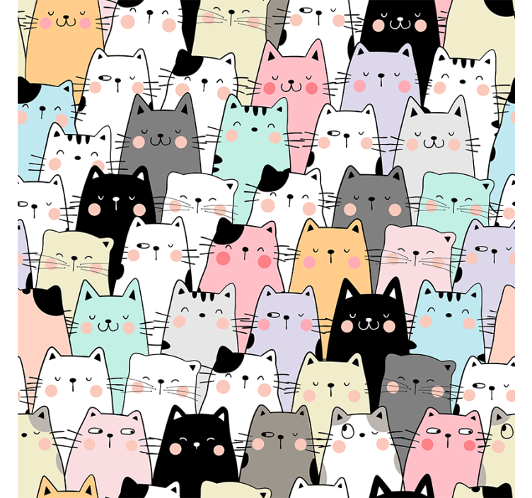 Blind teens felines - TenStickers