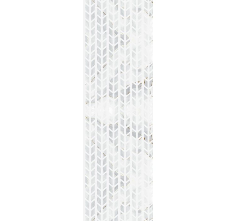 Blind grey small gold marble tiles - TenStickers