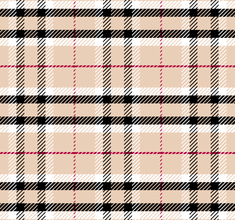 Blind pink burberry check - TenStickers
