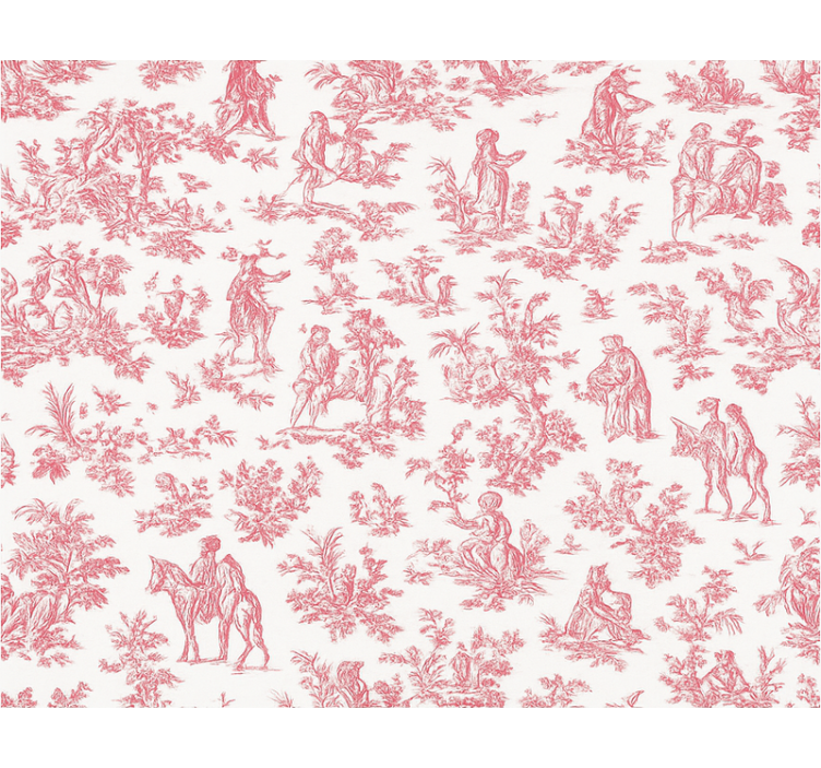Blind pink vintage country design - TenStickers