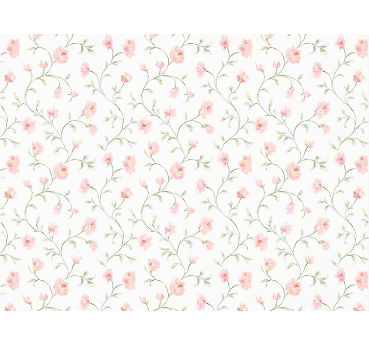 Blind pink botanical pink blossom - TenStickers