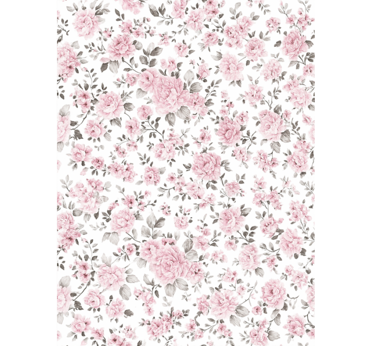 Blind pink vintage floral design - TenStickers