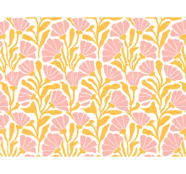 Blind pink vibrant floral design - TenStickers