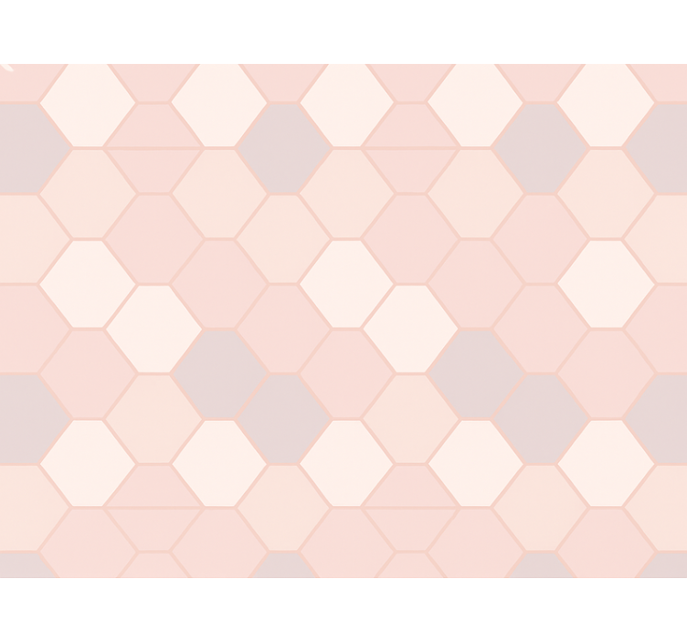 Blind pink modern abstract pink shapes - TenStickers