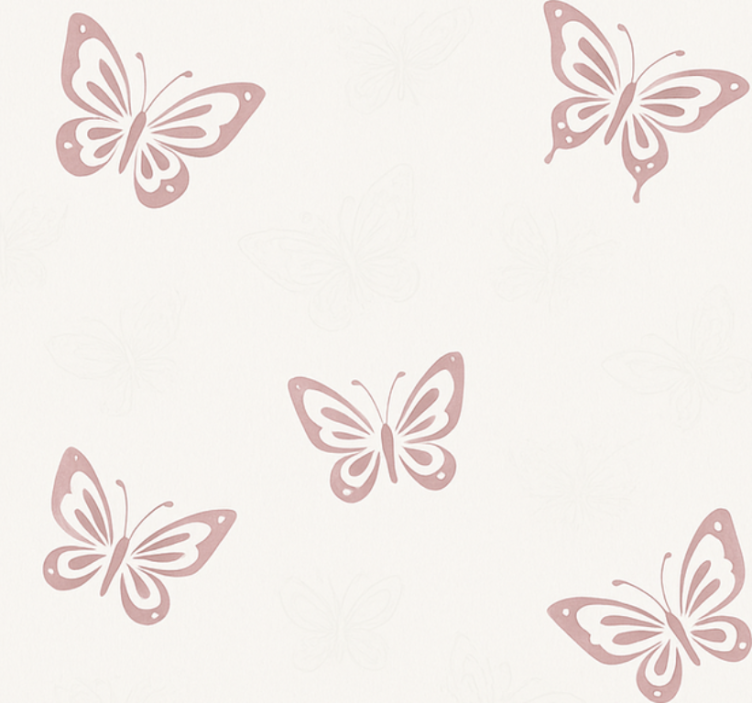 Blind pink whimsical flutter butterfly - TenStickers