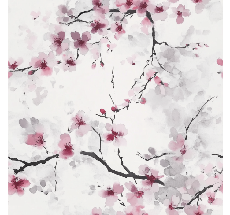 Blind pink pink cherry blossom - TenStickers