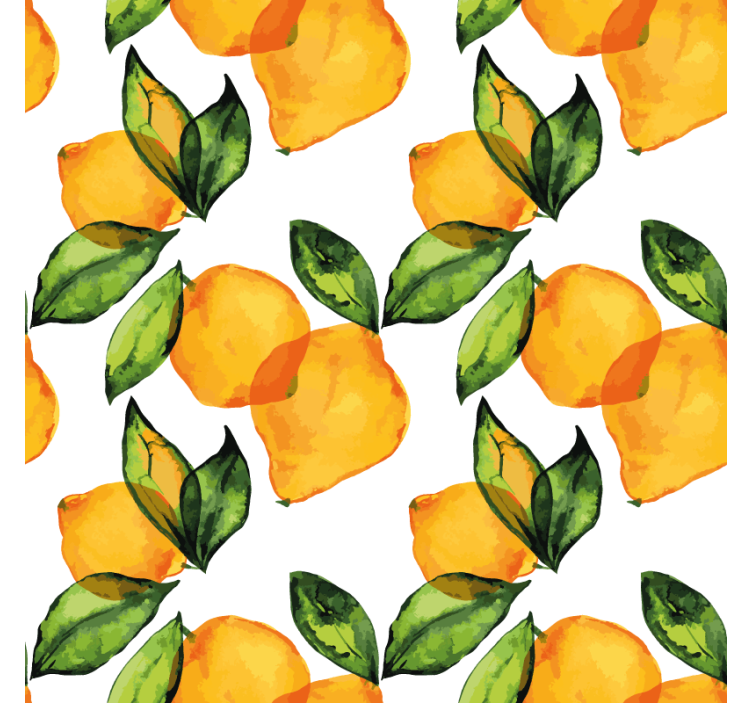 Kitchen roller blind lemon mediterranean design - TenStickers