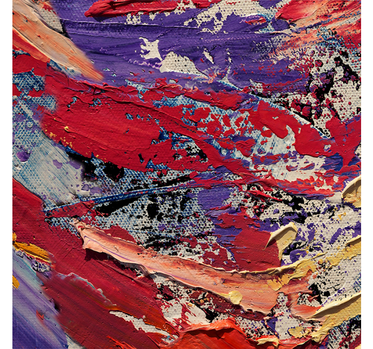 Living room blind splash colors art - TenStickers