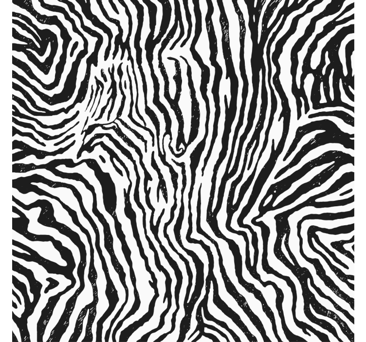 Living room blind with zebra print texture - TenStickers