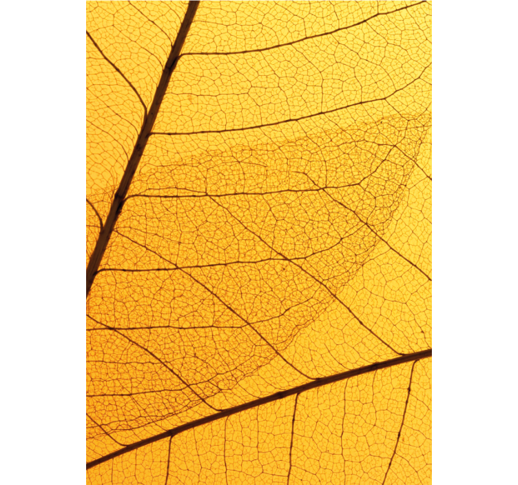 Blind yellow leaf pattern design - TenStickers