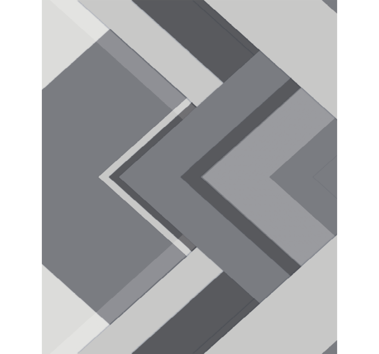 Blind grey geometric grey - TenStickers