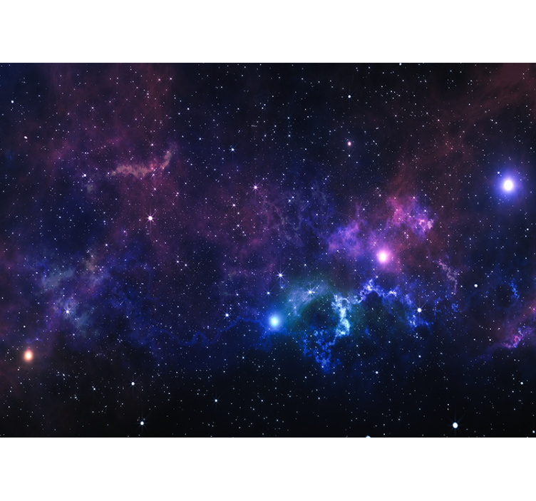 Living room blind universe of thousands of stars - TenStickers