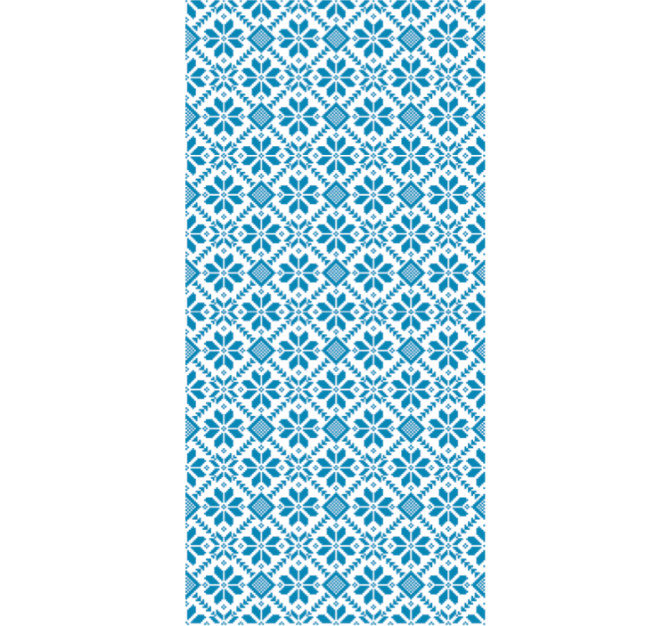 Blind blue blue tile design - TenStickers