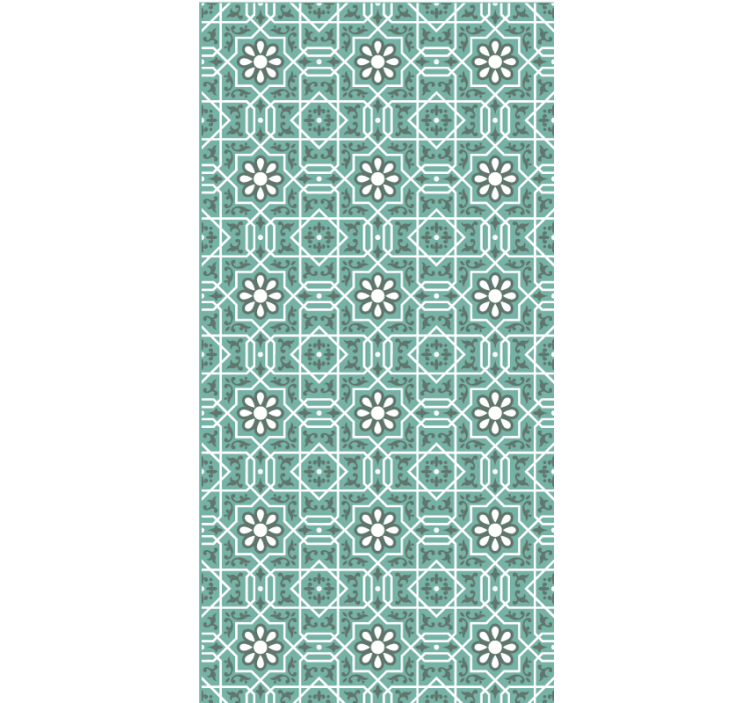 Blind blue moroccan design - TenStickers