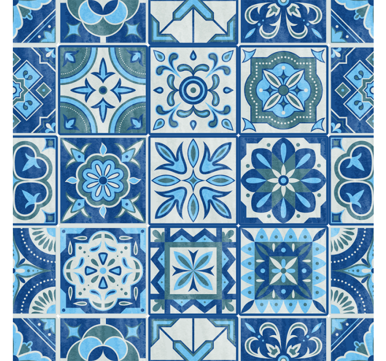 Blind blue talavera blue design - TenStickers