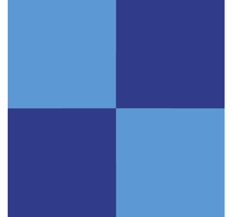 Blind blue night and blue design - TenStickers