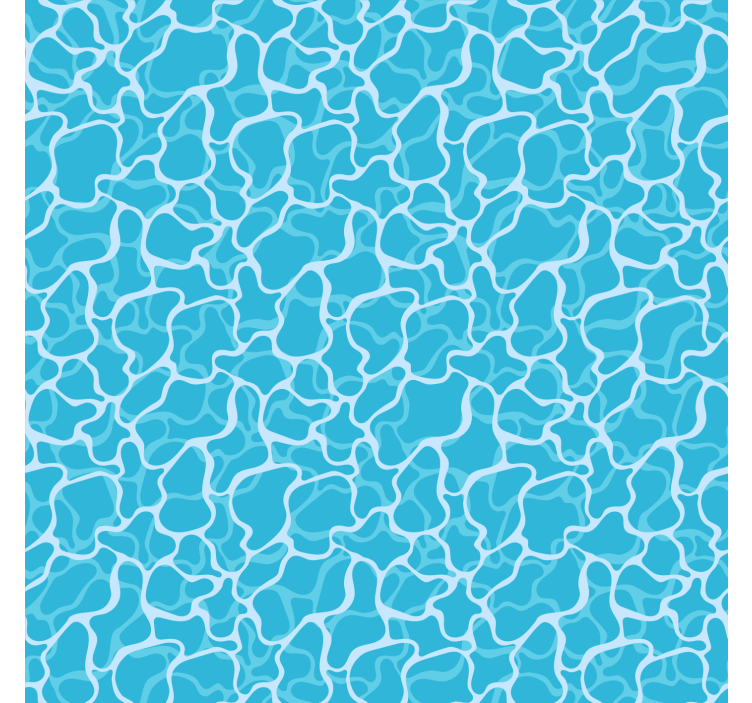 Blind blue flowing abstract designs - TenStickers