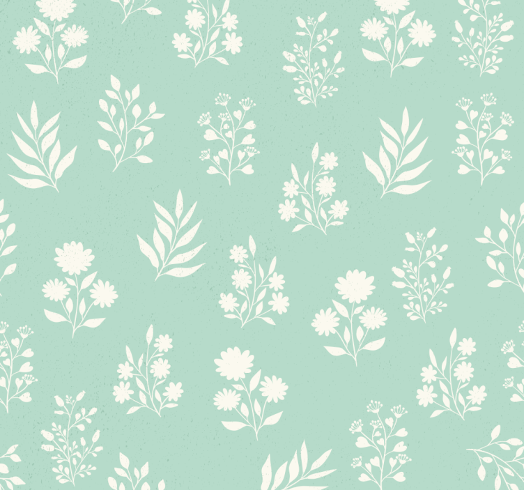 Blind blue small flower print - TenStickers