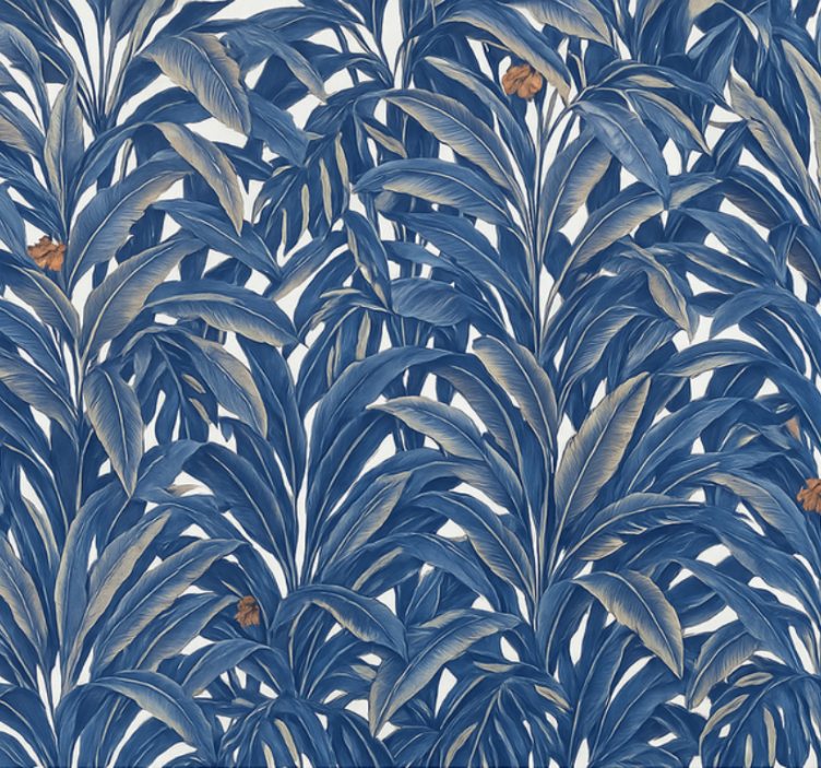 Blind blue vibrant indigo forest - TenStickers