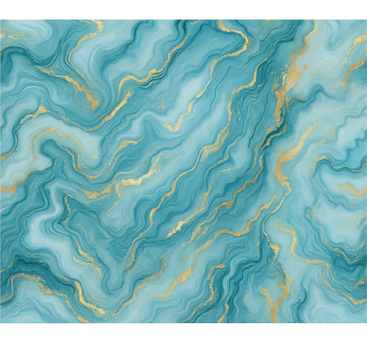 Blind blue light blue marble - TenStickers