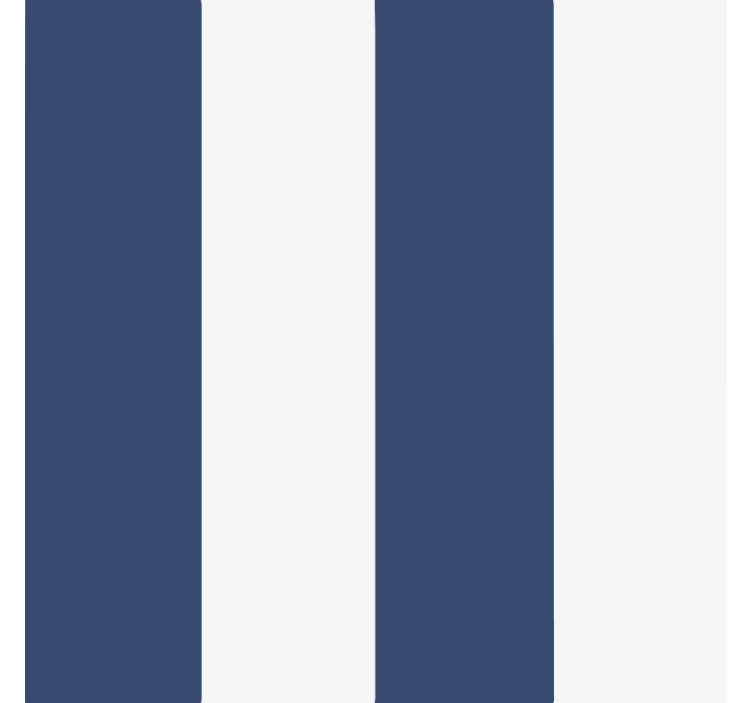 Blind blue classic nautical stripe - TenStickers