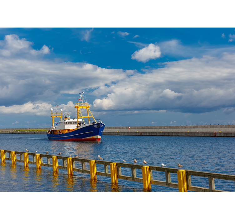 Living room blind gdynia ship - TenStickers