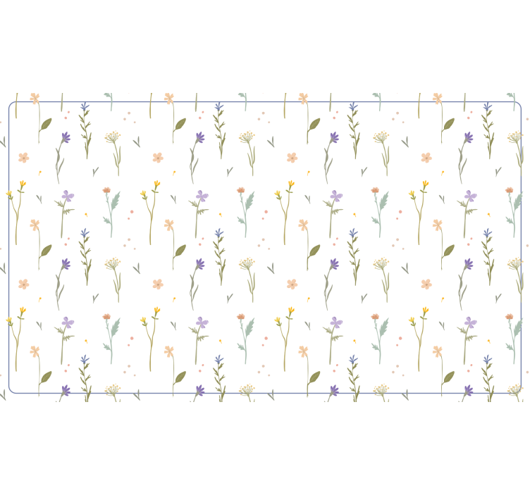 White window blind with small spring twigs - TenStickers